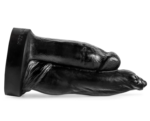 Explore a kinky side with this black rubber hand and fist combo, ready to add excitement to your intimate moments.