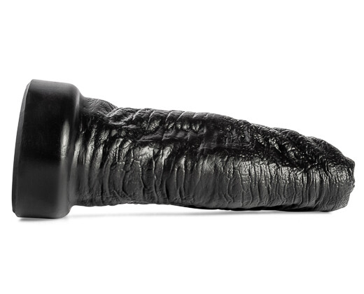 Hankey's Toys black Ogre dildo that is thick